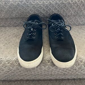 Men’s Polo Ralph Lauren Black Canvas Shoes